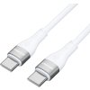 Wozinsky WSTCC2 USB-C / USB-C PD 65W kabel 2 m - bílý