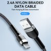 Kabel Wozinsky WNBAL1 USB-A / Lightning 2,4A 1 m - černý