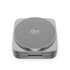 Cubenest 3v1 Qi2.2 Skládací bezdrátová magnetická nabíječka SQ312 Ultra šedá