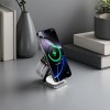 Cubenest 3v1 Qi2.2 Skládací bezdrátová magnetická nabíječka SQ312 Ultra šedá