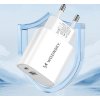 Wozinsky WGWCW USB-A USB-C 20W nabíjačka do siete - biela