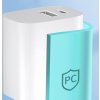 Wozinsky WGWCW USB-A USB-C 20W nabíjačka do siete - biela