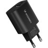 Wozinsky WGWCB USB-A USB-C 20W nabíječka do zásuvky - černá