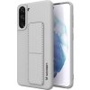 Silikonový kryt Wozinsky Kickstand pro Samsung Galaxy S21 + 5G šedý
