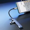 Dudao HUB 4v1 USB-C - 4x USB-A (3x USB2.0 / USB3.0) 6,3 cm čierny (A16T)