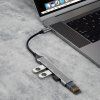 Dudao HUB 4v1 USB-C - 4x USB-A (3x USB2.0 / USB3.0) 6,3cm černý (A16T)