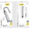 Dudao HUB 4v1 USB-C - 4x USB-A (3x USB2.0 / USB3.0) 6,3cm černý (A16T)