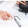 Dudao HUB 4v1 USB-C - 4x USB-A (3x USB2.0 / USB3.0) 6,3 cm čierny (A16T)