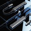 Dudao HUB 4v1 USB-C - 4x USB-A (3x USB2.0 / USB3.0) 6,3cm černý (A16T)