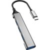 Dudao HUB 4v1 USB-C - 4x USB-A (3x USB2.0 / USB3.0) 6,3cm černý (A16T)