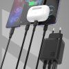 Dudao A29C 65W GaN nabíječka do zásuvky + USB-C kabel - černá
