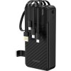 Powerbanka Dudao K11 Pro 20000mAh s vestavěnými kabely - černá