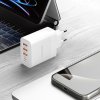 Síťová nabíječka Dudao A5HEU 3x USB-A 1x USB-C PD20W - bílá