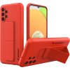 Silikonový kryt Wozinsky Kickstand pro Samsung Galaxy A13 5G červený