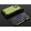 Kryt Honeycomb s TPU Bumperem pro iPhone 13 Pro zelený
