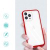Průhledný gelový kryt 3v1 pro iPhone 13 Pro, červený