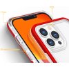 Průhledný gelový kryt 3v1 pro iPhone 13 Pro, červený