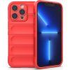 Pouzdro Magic Shield pro iPhone 13 Pro, flexibilní obrněný kryt, červený