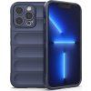 Pouzdro Magic Shield pro iPhone 13 Pro, flexibilní obrněný kryt, tmavě modrý