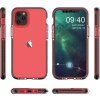 Průhledný ochranný kryt Spring Case TPU s barevným rámečkem pro iPhone 13 Pro světle modrý