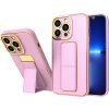 New Kickstand pouzdro s stojánkem pro iPhone 13 Pro Max růžové