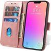 Elegantní pouzdro Magnet Case s stojánkem pro iPhone 13 Pro růžové