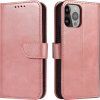 Elegantní pouzdro Magnet Case s stojánkem pro iPhone 13 Pro růžové