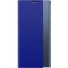 Kryt Sleep Case Bookcase s chytrým okénkem pro iPhone 13 Pro modrý