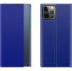 Kryt Sleep Case Bookcase s chytrým okénkem pro iPhone 13 Pro modrý
