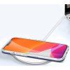 Průhledný gelový kryt 3v1 pro iPhone 13 mini s modrým rámečkem