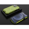 Kryt Honeycomb s TPU Bumperem pro iPhone 13 mini zelený