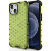Kryt Honeycomb s TPU Bumperem pro iPhone 13 mini zelený