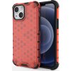 Kryt Honeycomb s TPU Bumperem pro iPhone 13 mini, červený