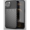 Kryt Thunder Case Flexibilní, odolný a odolný TPU pro iPhone 13 mini, černý