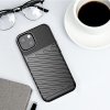 TPU puzdro Thunder Case Flexibilné, odolné a odolné pre iPhone 13 mini, čierne