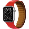 Magnetický řemínek Magnetický řemínek pro Apple Watch 45mm - červený
