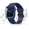 Řemínek s trojitou ochranou pro Apple Watch 38 / 40 / 41 mm - tmavě modrý