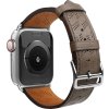 Kožený řemínek pro Apple Watch 38 / 40 / 41 mm - tmavě hnědý