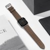 Kožený řemínek pro Apple Watch 38 / 40 / 41 mm - tmavě hnědý