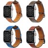 Kožený remienok pre Apple Watch 42 / 44 / 45 / 49 mm - hnedý
