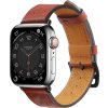 Kožený řemínek pro Apple Watch 38 / 40 / 41 mm - červený
