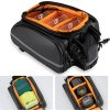 Rockbros A6-6 bicycle bag for trunk, 35 l, with fold-out pockets - black
