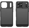 Karbonový kryt pro iPhone 17 Pro - černý