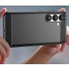 Karbonový kryt pro Samsung Galaxy S25 Edge - černý