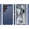 Karbonový kryt pro Samsung Galaxy S25 Ultra - modrý