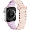 Silikónový magnetický remienok Dux Ducis (verzia Armor) pre Apple Watch Ultra, SE, 9, 8, 7, 6, 5, 4, 3, 2, 1 (49, 45, 44, 42 mm), ružovo-fialový