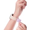 Silikónový magnetický remienok Dux Ducis (verzia Armor) pre Apple Watch Ultra, SE, 9, 8, 7, 6, 5, 4, 3, 2, 1 (49, 45, 44, 42 mm), ružovo-fialový