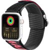Řemínek Dux Ducis (venkovní verze) pro Apple Watch Ultra, SE, 9, 8, 7, 6, 5, 4, 3, 2, 1 (49, 45, 44, 42 mm) z nylonu, černá a červená