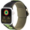 Řemínek Dux Ducis (venkovní verze) pro Apple Watch Ultra, SE, 9, 8, 7, 6, 5, 4, 3, 2, 1 (49, 45, 44, 42 mm) z nylonu, černá/zelená
