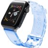 Silicone Strap Bracelet Bracelet Strap Light for Apple Watch 42 / 44 mm - Blue
